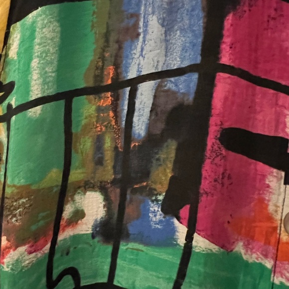 Colorful Abstract Button-Up Shirt - Picture 10 of 15